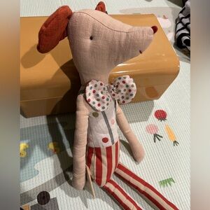 Maileg maxi clown mouse stilt clown